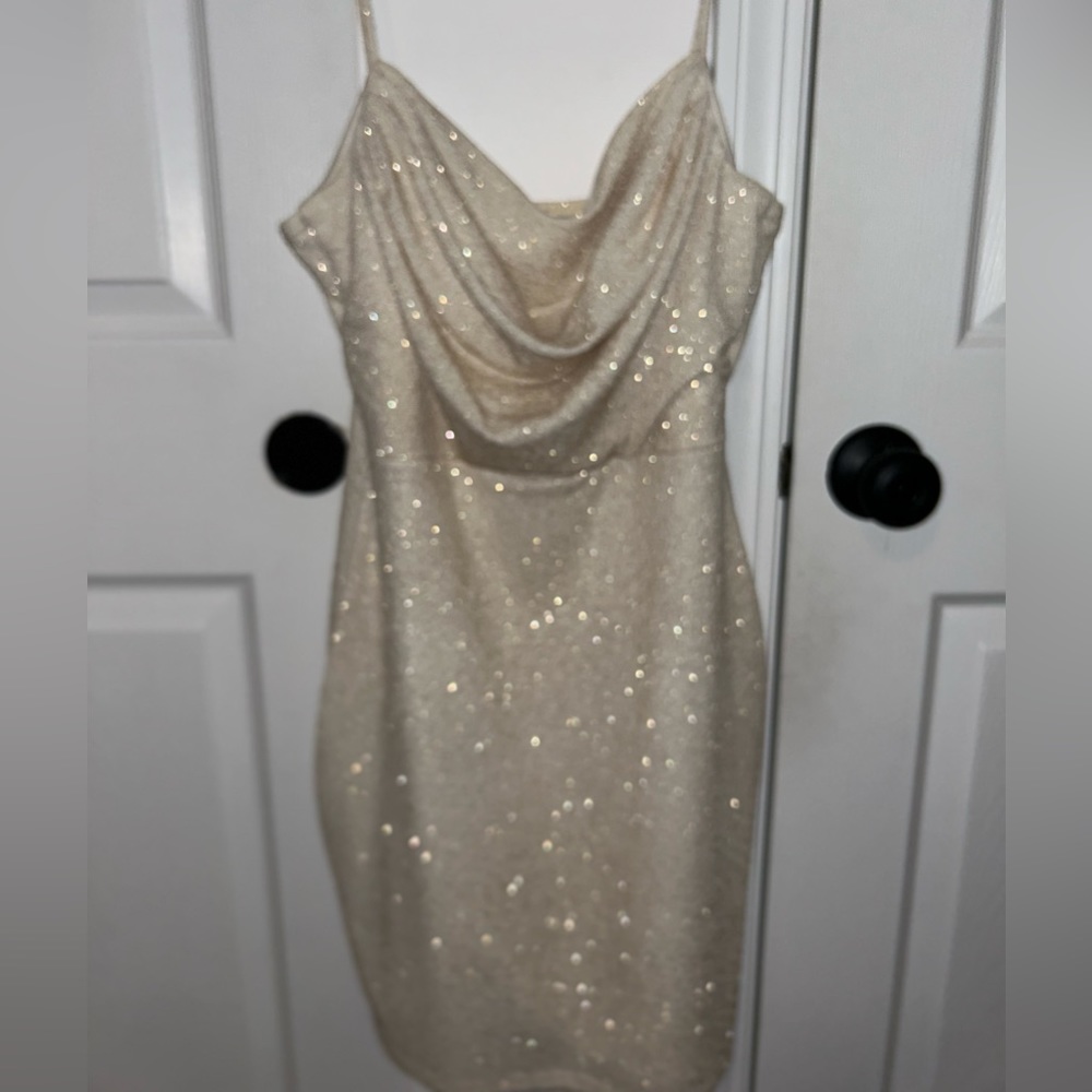 Cream/Gold Windsor Dress